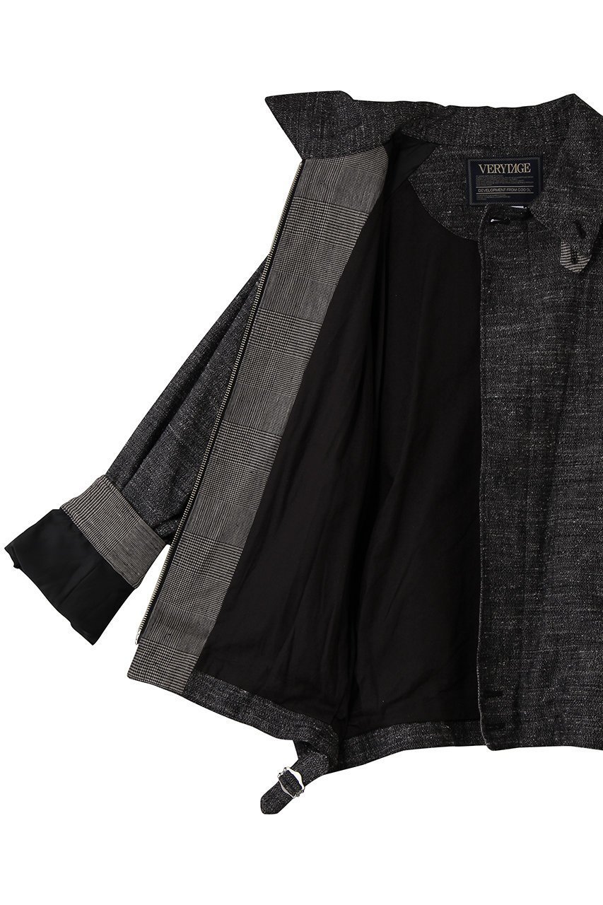 【ベリーテイジ/VERYTAGE / MEN】の【MEN】THE HARRINGTON ジャケット 人気、トレンドファッション・服の通販 founy(ファニー) 　ファッション　Fashion　メンズファッション　Fashion for Men　クラシカル　Classical, Vintage-Inspired　クラシック　Classic, Timeless Style　シルク　Silk, 100% Silk　ジャケット　Jacket, Outerwear　スタンド　Stand Collar, Upright Stand　チェック　Check, Plaid, Tartan　ネップ　Nepp, Slub Yarn　モダン　Modern, Contemporary　新作・新入荷　New Arrivals / New In　other-7|ID: prp329100004886022 ipo3291000000036477257