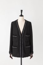 【オーヴィル/EAUVIRE】のノーカラージャケット ブラック|ID: prp329100004886023 ipo3291000000036807588