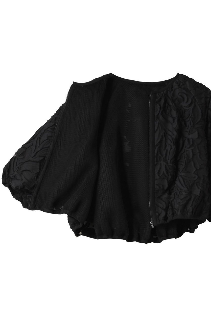 【オーヴィル/EAUVIRE】のバルーンブルゾン 人気、トレンドファッション・服の通販 founy(ファニー) 　ファッション　Fashion　レディースファッション　Fashion for Women　アウター　Coat / Outerwear Collection　レディースジャケット・軽アウター　Jackets　ブルゾンジャケット・スポーティアウター　Blouson Jackets　ショート　Short, Short Length　シルク　Silk, 100% Silk　ジャカード／ジャガード　Jacquard, Woven Pattern　ジャケット　Jacket, Outerwear　ドローコード　Drawcord, Drawstring Cord　バルーン　Balloon, Balloon Silhouette　ブルゾン　Blouson, Bomber Jacket　メッシュ　Mesh, Net Fabric　春　Spring　other-6|ID: prp329100004886027 ipo3291000000036477310