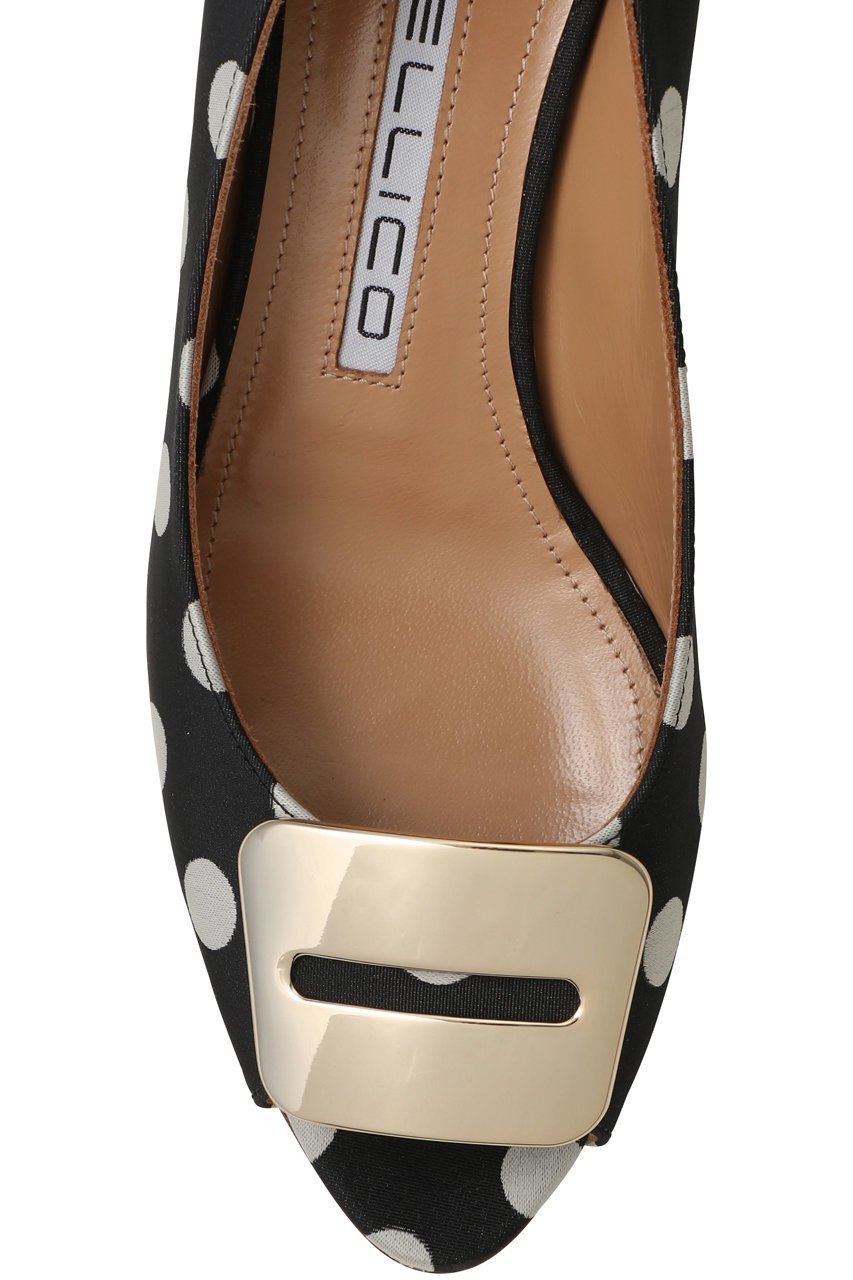 【ペリーコ/PELLICO】のANELLI ドット柄オープントゥウェッジヒールパンプス 人気、トレンドファッション・服の通販 founy(ファニー) 　ファッション　Fashion　レディースファッション　Fashion for Women　オープントゥ　Open Toe Shoes　ドット　Polka Dot, Dot Pattern　モダン　Modern, Contemporary　other-5|ID: prp329100004886029 ipo3291000000036477326