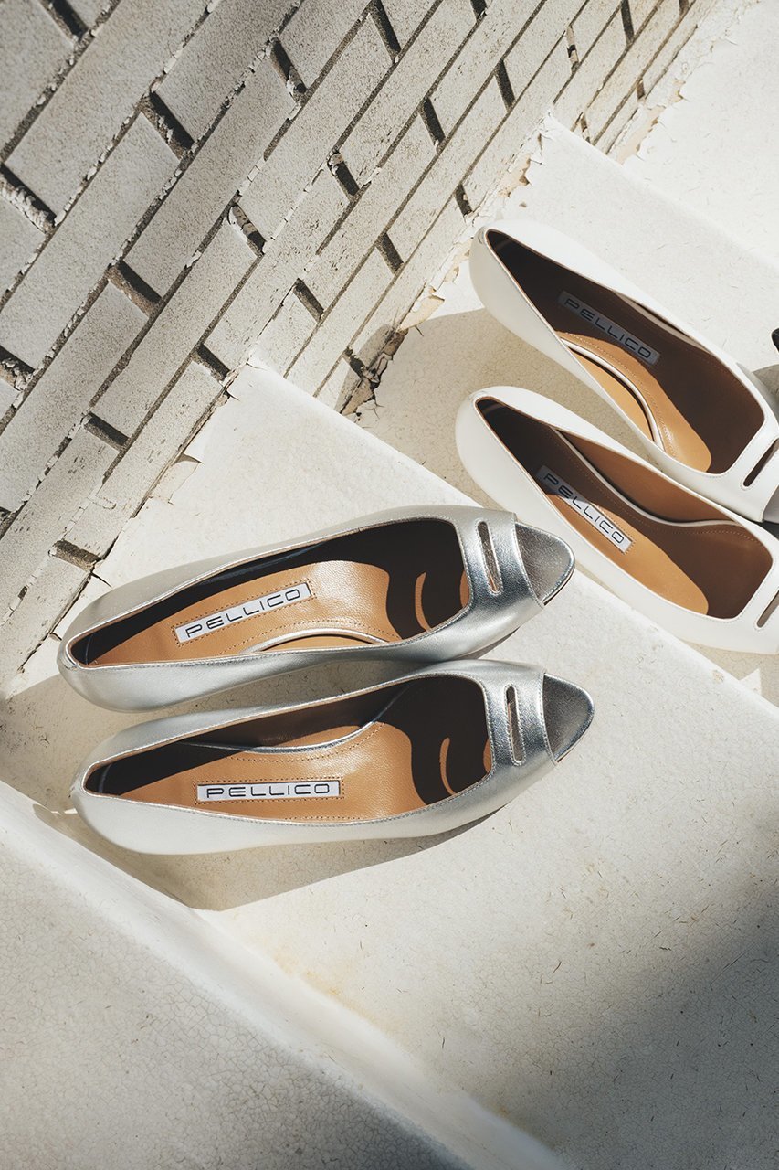 【ペリーコ/PELLICO】のANELLI ドット柄オープントゥウェッジヒールパンプス 人気、トレンドファッション・服の通販 founy(ファニー) 　ファッション　Fashion　レディースファッション　Fashion for Women　オープントゥ　Open Toe Shoes　ドット　Polka Dot, Dot Pattern　other-2|ID: prp329100004886030 ipo3291000000036477338