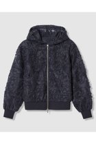 【アナイ/ANAYI】のチュールコードレースフーディブルゾン ネイビー|ID: prp329100004886037 ipo3291000000036477416