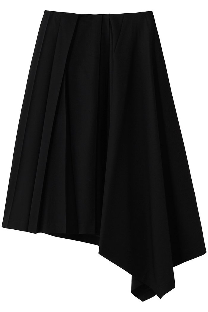 【セアン/SCEARN】のWOOL GABARDINE スカート インテリア・キッズ・メンズ・レディースファッション・服の通販 founy(ファニー) https://founy.com/ ファッション Fashion レディースファッション Fashion for Women スカート Skirts ロングスカート Long Skirts / Maxi & Midi Skirts なめらか Smooth, Silky Texture アシンメトリー Asymmetrical Style エレガント 上品 Elegant フェミニン Feminine, Girly プリーツ Pleats, Pleated ロング Long, Long-Length |ID: prp329100004886046 ipo3291000000036929553