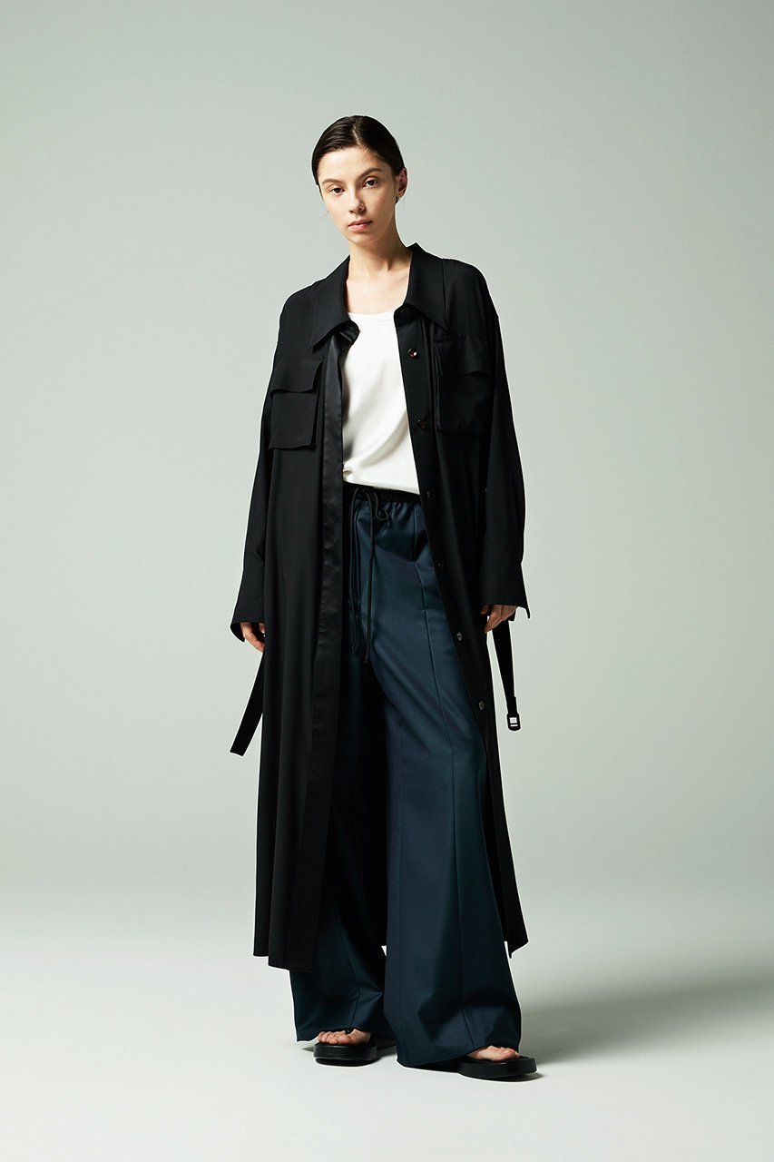 【オーヴィル/EAUVIRE】のドローストリングパンツ 人気、トレンドファッション・服の通販 founy(ファニー) 　ファッション　Fashion　レディースファッション　Fashion for Women　パンツ　Pants & Trousers　サテン　Satin, Glossy Fabric　シルク　Silk, 100% Silk　ストレート　Straight, Straight Cut　ツイル　Twist, Twisted Detail　ドローコード　Drawcord, Drawstring Cord　ドローストリング　Drawstring, Pull Cord　ボトム　Bottoms, Lower Wear　ポケット　Pocket, Pocket Detail　リラックス　Relax, Relaxed Fit　ワイド　Wide, Wide Fit　エレガント 上品　Elegant　other-8|ID: prp329100004886049 ipo3291000000036477568