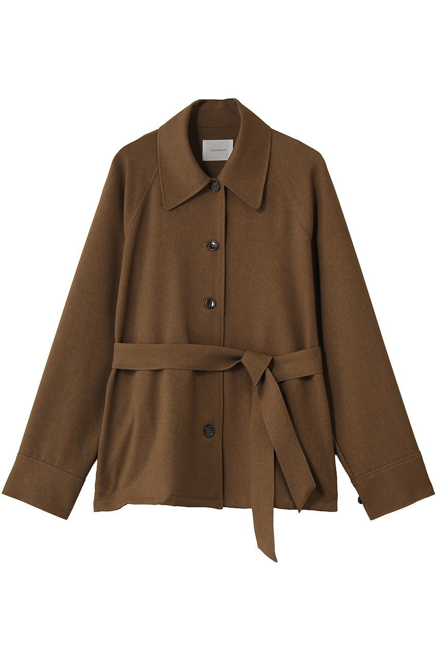 【ミディウミソリッド/MIDIUMISOLID】のsoutien collar shirt blouson ブルゾン インテリア・キッズ・メンズ・レディースファッション・服の通販 founy(ファニー) 　ファッション　Fashion　レディースファッション　Fashion for Women　アウター　Coat / Outerwear Collection　レディースジャケット・軽アウター　Jackets　ブルゾンジャケット・スポーティアウター　Blouson Jackets　ジャケット　Jacket, Outerwear　トレンド　Trend, Trending Now　ブルゾン　Blouson, Bomber Jacket　ベーシック　Basic, Essential　brown|ID: prp329100004886051 ipo3291000000036477576