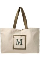 【マリュス/MALUS】のDouble pocket big トートバッグ エクリュ×オリーブ|ID: prp329100004886065 ipo3291000000036685388