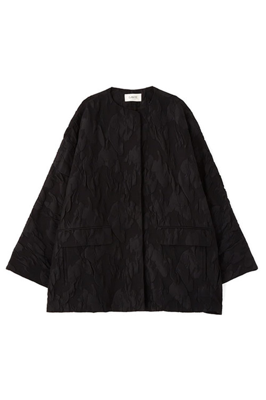 【エトレトウキョウ/ETRE TOKYO】の【SANTE】ドルマンスリーブジャガードコート 人気、トレンドファッション・服の通販 founy(ファニー) 　ファッション　Fashion　レディースファッション　Fashion for Women　アウター　Coat / Outerwear Collection　コート・ロングコート・ピーコート　Long Coats, Peacoats & More　ショート　Short, Short Length　ジャカード／ジャガード　Jacquard, Woven Pattern　セレモニー　Ceremony　フォルム　Silhouette, Form　ポケット　Pocket, Pocket Detail　ポンチョ　Poncho, Cape Style　エレガント 上品　Elegant　抗菌　Antibacterial, Bacteria-Resistant　other-7|ID: prp329100004886089 ipo3291000000036478284