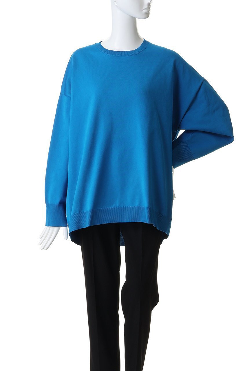 【ミズイロ インド/mizuiro ind】のcrew neck wide P/O プルオーバー 人気、トレンドファッション・服の通販 founy(ファニー) 　ファッション　Fashion　レディースファッション　Fashion for Women　トップス・カットソー　Cut & Sew Tops　ニット　Knit Tops & Sweaters　カジュアルプルオーバー・ニットトップス　Pullovers & Knit Tops / Casual Pullovers　シンプル　Simple, Minimal　ヘムライン　Hemline, Bottom Cut　ワイド　Wide, Wide Fit　再入荷　Restock / Back in Stock　other-2|ID: prp329100004886113 ipo3291000000036478647
