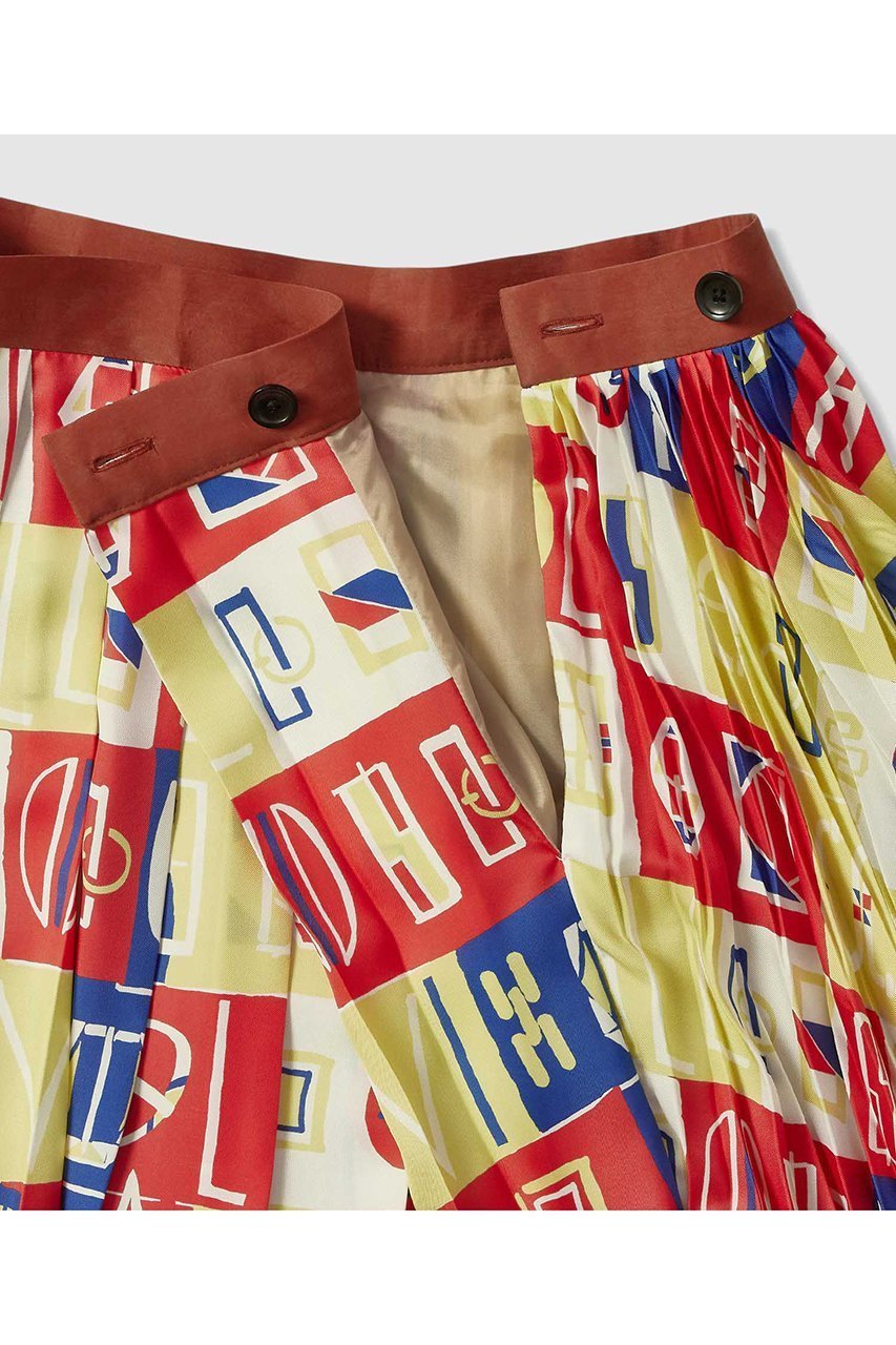 【アルアバイル/allureville】のパッチワークプリントプリーツスカート 人気、トレンドファッション・服の通販 founy(ファニー) 　ファッション　Fashion　レディースファッション　Fashion for Women　アウター　Coat / Outerwear Collection　レディースジャケット・軽アウター　Jackets　スカート　Skirts　プリーツスカート / 上品フェミニンスタイル　Pleated Skirts　ジャケット　Jacket, Outerwear　ブロック　Block, Solid Block Pattern　プリント　Print, Printed Pattern　プリーツ　Pleats, Pleated　モチーフ　Motif, Design Theme　手描き　Hand-Drawn, Illustrated　other-5|ID: prp329100004886137 ipo3291000000036478922