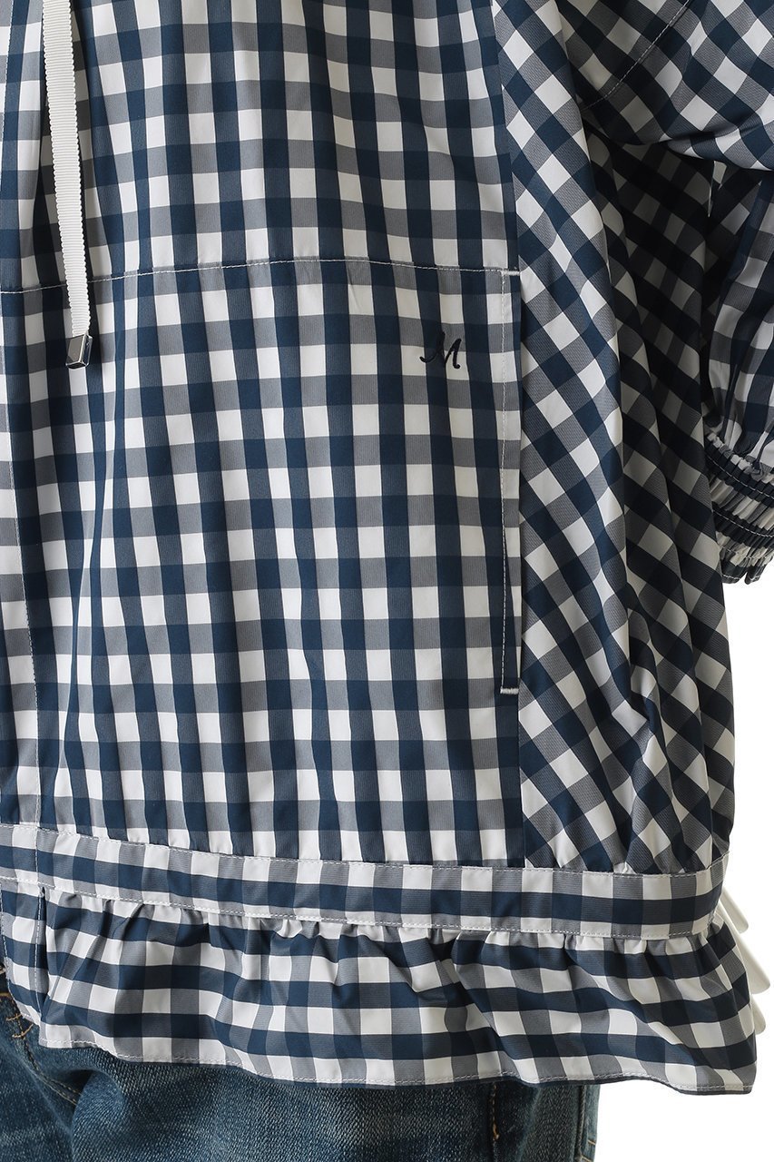 【マリリンムーン/MARILYN MOON】のギンガムチェックプリーツフリルブルゾン 人気、トレンドファッション・服の通販 founy(ファニー) 　ファッション　Fashion　レディースファッション　Fashion for Women　アウター　Coat / Outerwear Collection　レディースジャケット・軽アウター　Jackets　ブルゾンジャケット・スポーティアウター　Blouson Jackets　ギンガム　Gingham, Gingham Fabric　ジャケット　Jacket, Outerwear　タフタ　Taffeta, Structured Fabric　チェック　Check, Plaid, Tartan　バランス　Balance, Style Balance　ブルゾン　Blouson, Bomber Jacket　プリーツ　Pleats, Pleated　ボトム　Bottoms, Lower Wear　ポケット　Pocket, Pocket Detail　ラッフル　Ruffle, Frill　新作・新入荷　New Arrivals / New In　other-6|ID: prp329100004886158 ipo3291000000036479178