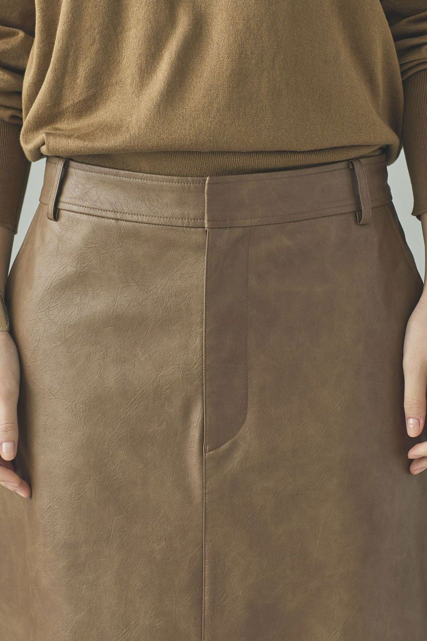 【カレンソロジー/Curensology】のヴィンテージフェイクレザースカート 人気、トレンドファッション・服の通販 founy(ファニー) 　ファッション　Fashion　レディースファッション　Fashion for Women　スカート　Skirts　ロングスカート　Long Skirts / Maxi & Midi Skirts　おすすめ　Recommended / Our Picks　ストレート　Straight, Straight Cut　リアル　Real, Realistic　レース　Lace, Lace Fabric　ロング　Long, Long-Length　ヴィンテージ　Vintage Style　other-8|ID: prp329100004886163 ipo3291000000036479255