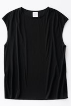 【グッド ピープル グッド ステッチング グッド プロダクト/GOOD PEOPLE GOOD STITCHING GOOD PRODUCT】のサイドスリット フレンチスリーブ Tシャツ 人気、トレンドファッション・服の通販 founy(ファニー) ファッション Fashion レディースファッション Fashion for Women トップス・カットソー Cut & Sew Tops シャツ・ブラウス・オフィスカジュアル Elegant Blouses & Button-Ups ロングTシャツ・Tシャツ Longline T-Shirts & Tees カットソー・ベーシックTシャツ Cut-and-Sewn Tops / Stretch Tees & Basics シアー Sheer, See-Through ショート Short, Short Length シルキー Silky, Smooth Texture ストレッチ Stretch, Stretchy Fabric スリット Slit, Slit Detail スリーブ Sleeve, Long Sleeve / Short Sleeve フレンチ French, French Style 定番 Standard, Basic Item thumbnail ブラック|ID: prp329100004886189 ipo3291000000036479591