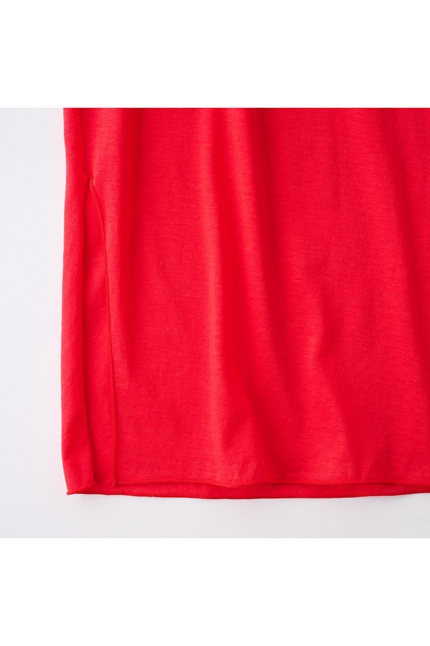 【グッド ピープル グッド ステッチング グッド プロダクト/GOOD PEOPLE GOOD STITCHING GOOD PRODUCT】のサイドスリット フレンチスリーブ Tシャツ 人気、トレンドファッション・服の通販 founy(ファニー) 　ファッション　Fashion　レディースファッション　Fashion for Women　トップス・カットソー　Cut & Sew Tops　シャツ・ブラウス・オフィスカジュアル　Elegant Blouses & Button-Ups　ロングTシャツ・Tシャツ　Longline T-Shirts & Tees　カットソー・ベーシックTシャツ　Cut-and-Sewn Tops / Stretch Tees & Basics　シアー　Sheer, See-Through　ショート　Short, Short Length　シルキー　Silky, Smooth Texture　ストレッチ　Stretch, Stretchy Fabric　スリット　Slit, Slit Detail　スリーブ　Sleeve, Long Sleeve / Short Sleeve　フレンチ　French, French Style　定番　Standard, Basic Item　other-4|ID: prp329100004886189 ipo3291000000036479598