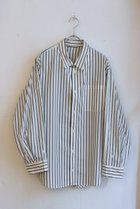 【レリル/lelill】のピマソロ スプリットワイドシャツ 人気、トレンドファッション・服の通販 founy(ファニー) ファッション Fashion レディースファッション Fashion for Women トップス・カットソー Cut & Sew Tops シャツ・ブラウス・オフィスカジュアル Elegant Blouses & Button-Ups スタイリッシュ Stylish, Fashionable スリーブ Sleeve, Long Sleeve / Short Sleeve 定番 Standard, Basic Item ファブリック Fabric, Textile ベーシック Basic, Essential 羽織 Haori, Light Jacket ロング Long, Long-Length thumbnail ブラックストライプ|ID: prp329100004886225 ipo3291000000036480245