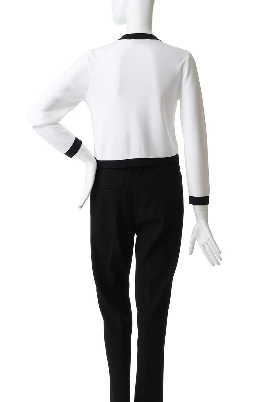 【アルアバイル/allureville】の【Loulou Willoughby】バイカラーコンパクトCD A 人気、トレンドファッション・服の通販 founy(ファニー) 　ファッション　Fashion　レディースファッション　Fashion for Women　アウター　Coat / Outerwear Collection　レディースジャケット・軽アウター　Jackets　カーディガン　Cardigan, Knitwear　コンパクト　Compact, Small Size　ジャケット　Jacket, Outerwear　スラックス　Slacks, Dress Pants　デニム　Denim, Jeans Material　フレア　Flare, Flared　羽織　Haori, Light Jacket　other-4|ID: prp329100004886280 ipo3291000000036481117