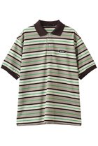 【サイ サイベーシックス/Scye SCYE BASICS / MEN】の【MEN】【SCYE BASICS】Striped Cotton Piquet ポロ シャツ グリーン|ID: prp329100004886289 ipo3291000000036714965
