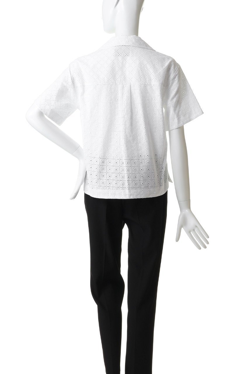 【スリーワン フィリップリム/3.1 Phillip Lim】のBROIDERIE ANGLAISE パッチワーク キャンプ シャツ 人気、トレンドファッション・服の通販 founy(ファニー) 　ファッション　Fashion　レディースファッション　Fashion for Women　トップス・カットソー　Cut & Sew Tops　シャツ・ブラウス・オフィスカジュアル　Elegant Blouses & Button-Ups　クール　Cool, Chic　ショート　Short, Short Length　スリーブ　Sleeve, Long Sleeve / Short Sleeve　テーラード　Tailored, Tailored Fit　バランス　Balance, Style Balance　パターン　Pattern, Design Print　パッチワーク　Patchwork, Mixed Fabric　ビーチ　Beach, Seaside　モチーフ　Motif, Design Theme　レース　Lace, Lace Fabric　新作・新入荷　New Arrivals / New In　other-4|ID: prp329100004886352 ipo3291000000036482413