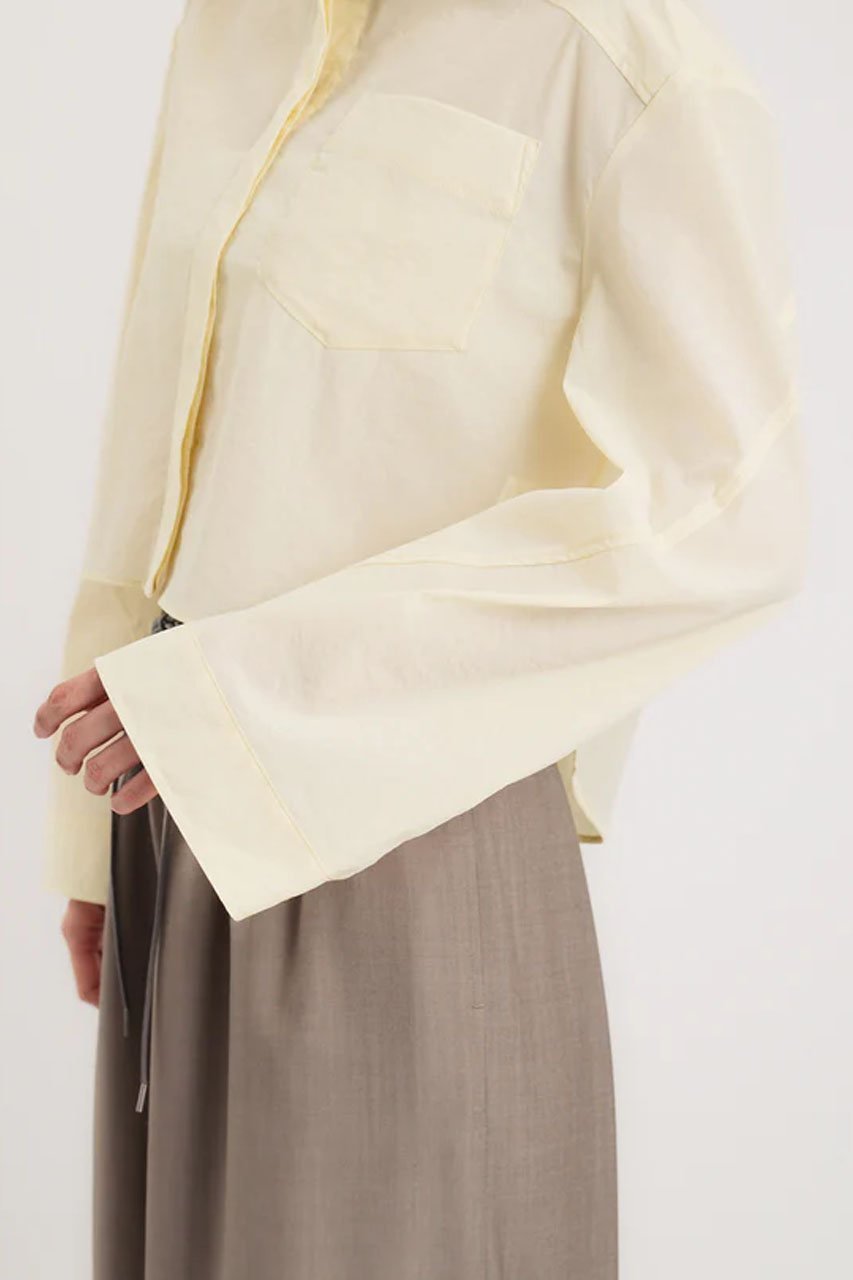 【スタニングルアー/STUNNING LURE】のタフタクロップドシャツ 人気、トレンドファッション・服の通販 founy(ファニー) 　ファッション　Fashion　レディースファッション　Fashion for Women　トップス・カットソー　Cut & Sew Tops　シャツ・ブラウス・オフィスカジュアル　Elegant Blouses & Button-Ups　クロップド　Cropped, Short Length　スリーブ　Sleeve, Long Sleeve / Short Sleeve　タフタ　Taffeta, Structured Fabric　ロング　Long, Long-Length　ワイド　Wide, Wide Fit　夏　Summer　新作・新入荷　New Arrivals / New In　春　Spring　S/S・春夏　SS, Spring/Summer, Warm Season　other-6|ID: prp329100004886354 ipo3291000000036482436