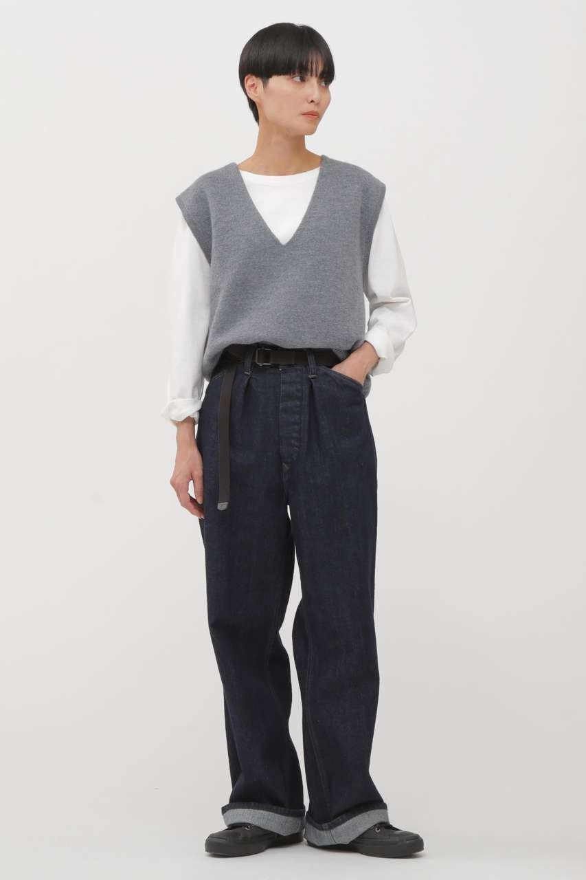 【マーガレットハウエル/MARGARET HOWELL】のCANTON DENIM TROUSERS 大人の最旬トレンドファッション＆コーディネート founy(ファウニー) 　ファッション　Fashion　レディースファッション　Fashion for Women　パンツ　Pants & Trousers　デニムパンツ・ジーンズ・美脚デニム　Denim Jeans & Pants　テーパード　Tapered, Tapered Pants　デニム　Denim, Jeans Material　ポケット　Pocket, Pocket Detail　ミリタリー　Military, Army Style　ヴィンテージ　Vintage Style　other-5|ID: prp329100004886363 ipo3291000000036904412