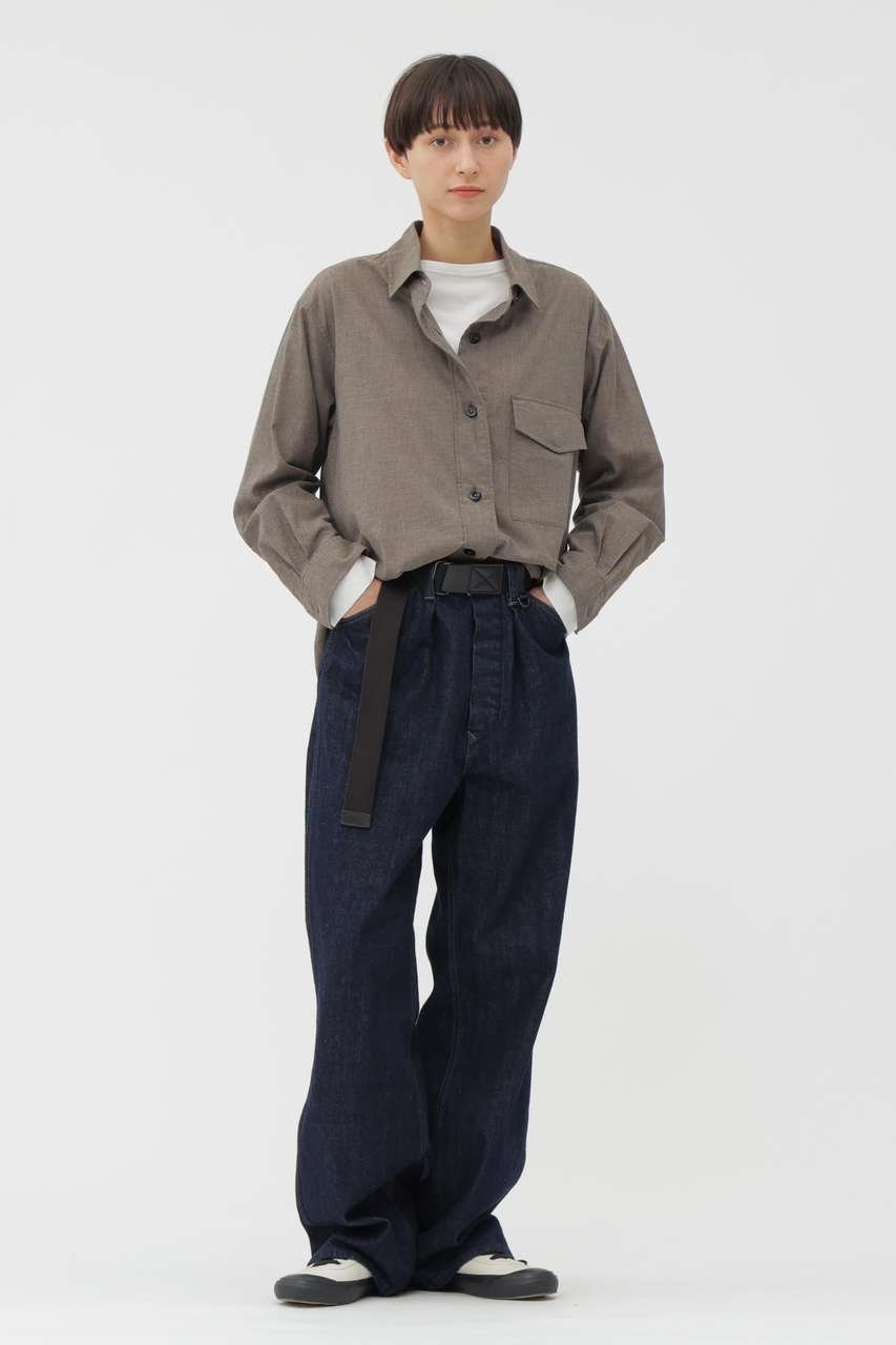 【マーガレットハウエル/MARGARET HOWELL】のCANTON DENIM TROUSERS 大人の最旬トレンドファッション＆コーディネート founy(ファウニー) 　ファッション　Fashion　レディースファッション　Fashion for Women　パンツ　Pants & Trousers　デニムパンツ・ジーンズ・美脚デニム　Denim Jeans & Pants　テーパード　Tapered, Tapered Pants　デニム　Denim, Jeans Material　ポケット　Pocket, Pocket Detail　ミリタリー　Military, Army Style　ヴィンテージ　Vintage Style　other-7|ID: prp329100004886363 ipo3291000000036904414