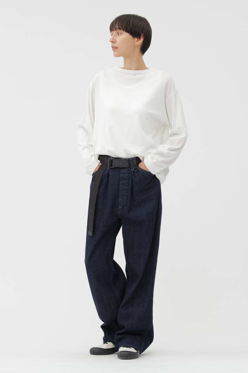 【マーガレットハウエル/MARGARET HOWELL】のCANTON DENIM TROUSERS 大人の最旬トレンドファッション＆コーディネート founy(ファウニー) 　ファッション　Fashion　レディースファッション　Fashion for Women　パンツ　Pants & Trousers　デニムパンツ・ジーンズ・美脚デニム　Denim Jeans & Pants　テーパード　Tapered, Tapered Pants　デニム　Denim, Jeans Material　ポケット　Pocket, Pocket Detail　ミリタリー　Military, Army Style　ヴィンテージ　Vintage Style　other-8|ID: prp329100004886363 ipo3291000000036904415