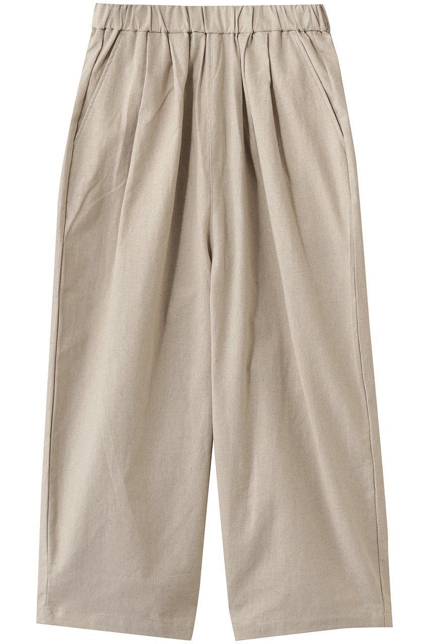 【ミディウミ/MidiUmi】のC/L wide easy PT パンツ 人気、トレンドファッション・服の通販 founy(ファニー) 　ファッション　Fashion　レディースファッション　Fashion for Women　パンツ　Pants & Trousers　おすすめ　Recommended / Our Picks　ギャザー　Gathered, Ruffled　コンパクト　Compact, Small Size　マニッシュ　Mannish, Boyish　リネン　Linen, Linen Fabric　エレガント 上品　Elegant　新作・新入荷　New Arrivals / New In　 other-1|ID: prp329100004886375 ipo3291000000036482610