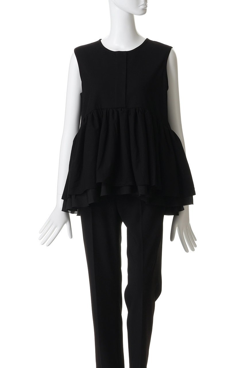 【アダワス/ADAWAS】のドライ コットン ジャージー ペプラム Tシャツ 人気、トレンドファッション・服の通販 founy(ファニー) 　ファッション　Fashion　レディースファッション　Fashion for Women　トップス・カットソー　Cut & Sew Tops　キャミソール&ノースリーブ　Camisoles & Sleeveless Tops　シャツ・ブラウス・オフィスカジュアル　Elegant Blouses & Button-Ups　ロングTシャツ・Tシャツ　Longline T-Shirts & Tees　カットソー・ベーシックTシャツ　Cut-and-Sewn Tops / Stretch Tees & Basics　キャミソール　Camisole, Spaghetti Strap Top　タンク　Tank Top, Sleeveless Top　デニム　Denim, Jeans Material　フェミニン　Feminine, Girly　ペプラム　Peplum, Flared Hem　夏　Summer　新作・新入荷　New Arrivals / New In　other-2|ID: prp329100004886419 ipo3291000000036483075