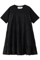 【アダワス/ADAWAS】のティアード コットン チュニック 人気、トレンドファッション・服の通販 founy(ファニー) ファッション Fashion レディースファッション Fashion for Women ワンピース Dresses チュニック Tunic Tops & Dresses エアリー Airy Texture カットソー Cut and Sewn Top チュニック Tunic, Long Top ティアード Tiered, Tiered Style ドッキング Docking, Mixed Material 夏 Summer 新作・新入荷 New Arrivals / New In thumbnail ブラック|ID: prp329100004886434 ipo3291000000036483225