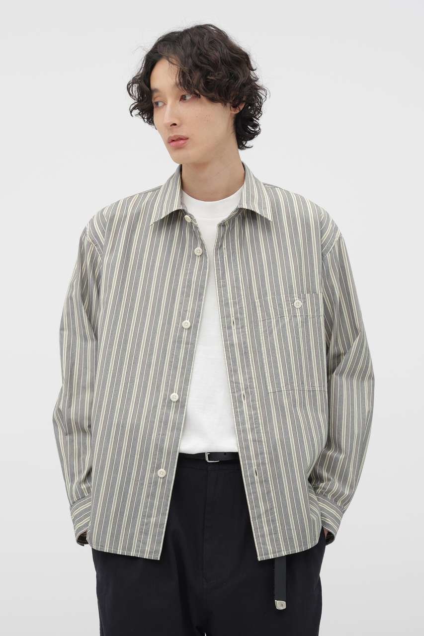 【その他のブランド/Other】のPYJAMA STRIPE COTTON SHIRT 人気、トレンドファッション・服の通販 founy(ファニー) 　ファッション　Fashion　レディースファッション　Fashion for Women　トップス・カットソー　Cut & Sew Tops　シャツ・ブラウス・オフィスカジュアル　Elegant Blouses & Button-Ups　ストライプ　Stripe, Striped Pattern　スリーブ　Sleeve, Long Sleeve / Short Sleeve　フィット　Fit, Slim Fit　ポケット　Pocket, Pocket Detail　リラックス　Relax, Relaxed Fit　ロング　Long, Long-Length　新作・新入荷　New Arrivals / New In　 other-1|ID: prp329100004886436 ipo3291000000036483258