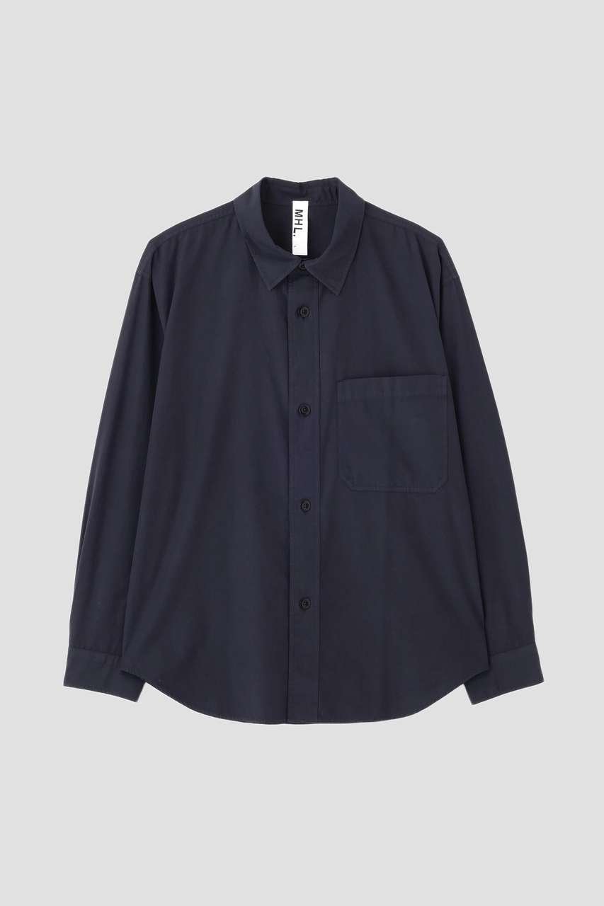 【その他のブランド/Other】のGARMENT DYE COTTON SHIRTING SHIRT 人気、トレンドファッション・服の通販 founy(ファニー) 　ファッション　Fashion　レディースファッション　Fashion for Women　トップス・カットソー　Cut & Sew Tops　シャツ・ブラウス・オフィスカジュアル　Elegant Blouses & Button-Ups　スリーブ　Sleeve, Long Sleeve / Short Sleeve　ポケット　Pocket, Pocket Detail　レギュラー　Regular, Standard Fit　ロング　Long, Long-Length　ヴィンテージ　Vintage Style　新作・新入荷　New Arrivals / New In　other-4|ID: prp329100004886439 ipo3291000000036483301