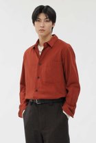 【その他のブランド/Other】のCOTTON CASHMERE TWILL SHIRT 人気、トレンドファッション・服の通販 founy(ファニー) ファッション Fashion レディースファッション Fashion for Women トップス・カットソー Cut & Sew Tops シャツ・ブラウス・オフィスカジュアル Elegant Blouses & Button-Ups なめらか Smooth, Silky Texture コレクション Collection, Seasonal Line シンプル Simple, Minimal スリーブ Sleeve, Long Sleeve / Short Sleeve ツイル Twist, Twisted Detail ロング Long, Long-Length エレガント 上品 Elegant 定番 Standard, Basic Item 新作・新入荷 New Arrivals / New In thumbnail レッド|ID: prp329100004886453 ipo3291000000036483405