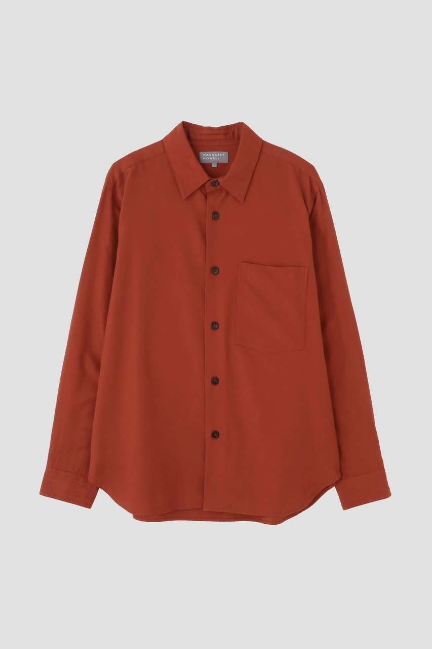 【その他のブランド/Other】のCOTTON CASHMERE TWILL SHIRT 人気、トレンドファッション・服の通販 founy(ファニー) 　ファッション　Fashion　レディースファッション　Fashion for Women　トップス・カットソー　Cut & Sew Tops　シャツ・ブラウス・オフィスカジュアル　Elegant Blouses & Button-Ups　なめらか　Smooth, Silky Texture　コレクション　Collection, Seasonal Line　シンプル　Simple, Minimal　スリーブ　Sleeve, Long Sleeve / Short Sleeve　ツイル　Twist, Twisted Detail　ロング　Long, Long-Length　エレガント 上品　Elegant　定番　Standard, Basic Item　新作・新入荷　New Arrivals / New In　other-5|ID: prp329100004886453 ipo3291000000036483412