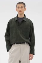 【その他のブランド/Other】のWORK COTTON DRILL SHIRT 人気、トレンドファッション・服の通販 founy(ファニー) ファッション Fashion レディースファッション Fashion for Women トップス・カットソー Cut & Sew Tops シャツ・ブラウス・オフィスカジュアル Elegant Blouses & Button-Ups スモック Smock, Smock Dress スリーブ Sleeve, Long Sleeve / Short Sleeve タンブラー Tumbler, Travel Mug バランス Balance, Style Balance リラックス Relax, Relaxed Fit ロング Long, Long-Length ヴィンテージ Vintage Style 新作・新入荷 New Arrivals / New In thumbnail グレー|ID: prp329100004886488 ipo3291000000036483638