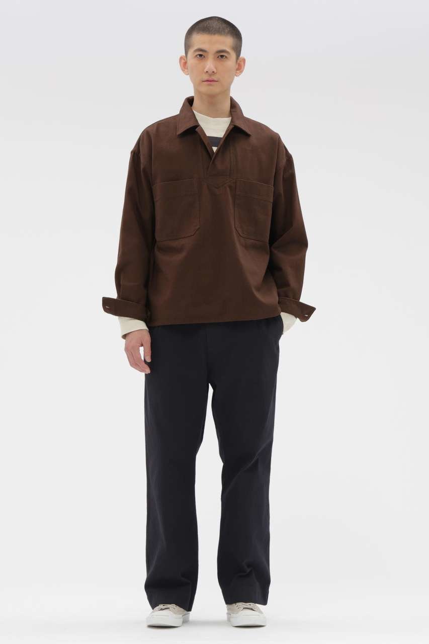 【その他のブランド/Other】のWORK COTTON DRILL SHIRT 人気、トレンドファッション・服の通販 founy(ファニー) 　ファッション　Fashion　レディースファッション　Fashion for Women　トップス・カットソー　Cut & Sew Tops　シャツ・ブラウス・オフィスカジュアル　Elegant Blouses & Button-Ups　スモック　Smock, Smock Dress　スリーブ　Sleeve, Long Sleeve / Short Sleeve　タンブラー　Tumbler, Travel Mug　バランス　Balance, Style Balance　リラックス　Relax, Relaxed Fit　ロング　Long, Long-Length　ヴィンテージ　Vintage Style　新作・新入荷　New Arrivals / New In　other-2|ID: prp329100004886488 ipo3291000000036483642