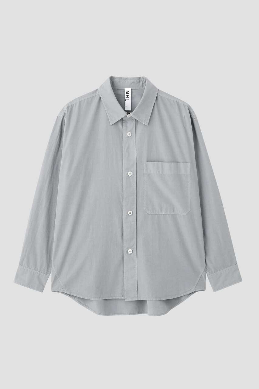 【その他のブランド/Other】のCOMPACT COTTON POPLIN SHIRT 人気、トレンドファッション・服の通販 founy(ファニー) 　ファッション　Fashion　レディースファッション　Fashion for Women　トップス・カットソー　Cut & Sew Tops　シャツ・ブラウス・オフィスカジュアル　Elegant Blouses & Button-Ups　スリーブ　Sleeve, Long Sleeve / Short Sleeve　フィット　Fit, Slim Fit　フラット　Flat, Flat Shoes　ブロード　Broadcloth, Fine Cotton　リラックス　Relax, Relaxed Fit　ロング　Long, Long-Length　ワイド　Wide, Wide Fit　新作・新入荷　New Arrivals / New In　other-5|ID: prp329100004886489 ipo3291000000036483663