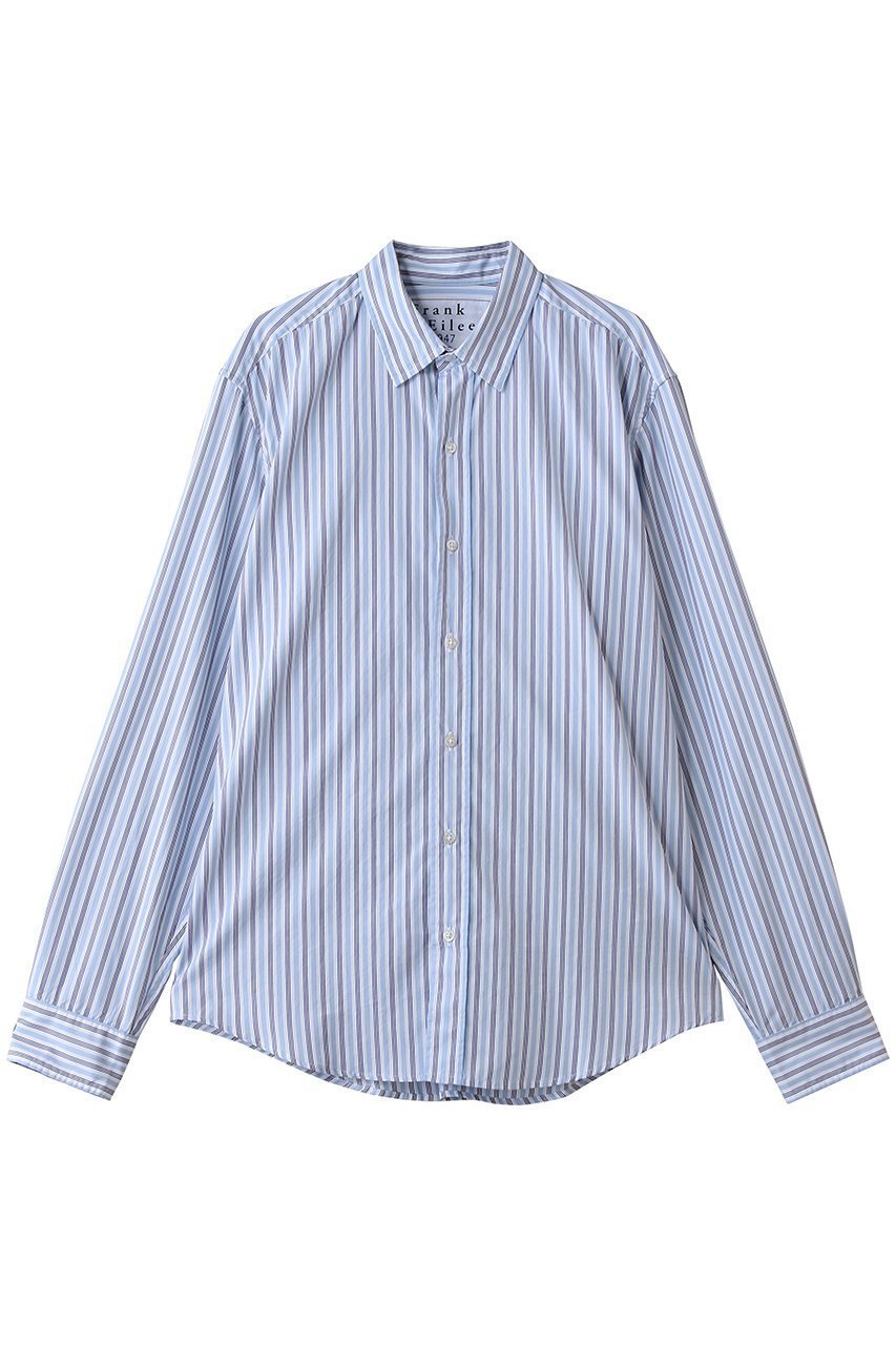 【フランク&アイリーン/Frank&Eileen / MEN】の【MEN】 FINBAR イタリアンコットン ブルーストライプ シャツ 人気、トレンドファッション・服の通販 founy(ファニー) 　ファッション　Fashion　メンズファッション　Fashion for Men　ストライプ　Stripe, Striped Pattern　スラックス　Slacks, Dress Pants　スリーブ　Sleeve, Long Sleeve / Short Sleeve　デニム　Denim, Jeans Material　モダン　Modern, Contemporary　ロング　Long, Long-Length　エレガント 上品　Elegant　新作・新入荷　New Arrivals / New In　 other-1|ID: prp329100004886492 ipo3291000000036483669