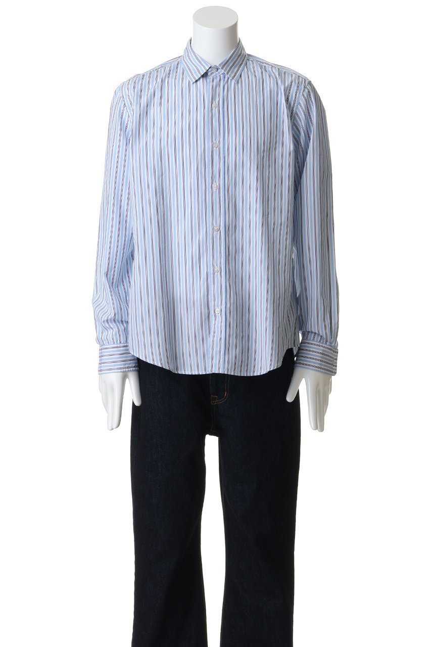 【フランク&アイリーン/Frank&Eileen / MEN】の【MEN】 FINBAR イタリアンコットン ブルーストライプ シャツ 人気、トレンドファッション・服の通販 founy(ファニー) 　ファッション　Fashion　メンズファッション　Fashion for Men　ストライプ　Stripe, Striped Pattern　スラックス　Slacks, Dress Pants　スリーブ　Sleeve, Long Sleeve / Short Sleeve　デニム　Denim, Jeans Material　モダン　Modern, Contemporary　ロング　Long, Long-Length　エレガント 上品　Elegant　新作・新入荷　New Arrivals / New In　other-2|ID: prp329100004886492 ipo3291000000036483673