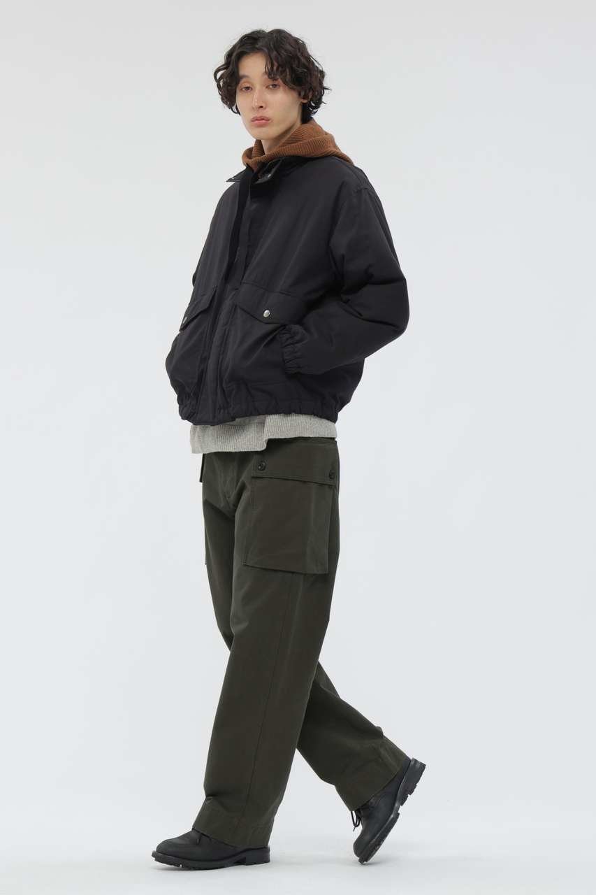 【その他のブランド/Other】のLIGHTWEIGHT COTTON NYLON CANVAS BLOUSON 人気、トレンドファッション・服の通販 founy(ファニー) 　ファッション　Fashion　レディースファッション　Fashion for Women　アウター　Coat / Outerwear Collection　レディースジャケット・軽アウター　Jackets　ブルゾンジャケット・スポーティアウター　Blouson Jackets　ウォーム　Warm Fabric　キャンバス　Canvas, Canvas Fabric　ギャザー　Gathered, Ruffled　ジャケット　Jacket, Outerwear　スタンド　Stand Collar, Upright Stand　スポーティ　Sporty, Casual Athletic　ドット　Polka Dot, Dot Pattern　ブルゾン　Blouson, Bomber Jacket　ポケット　Pocket, Pocket Detail　新作・新入荷　New Arrivals / New In　other-3|ID: prp329100004886499 ipo3291000000036483743