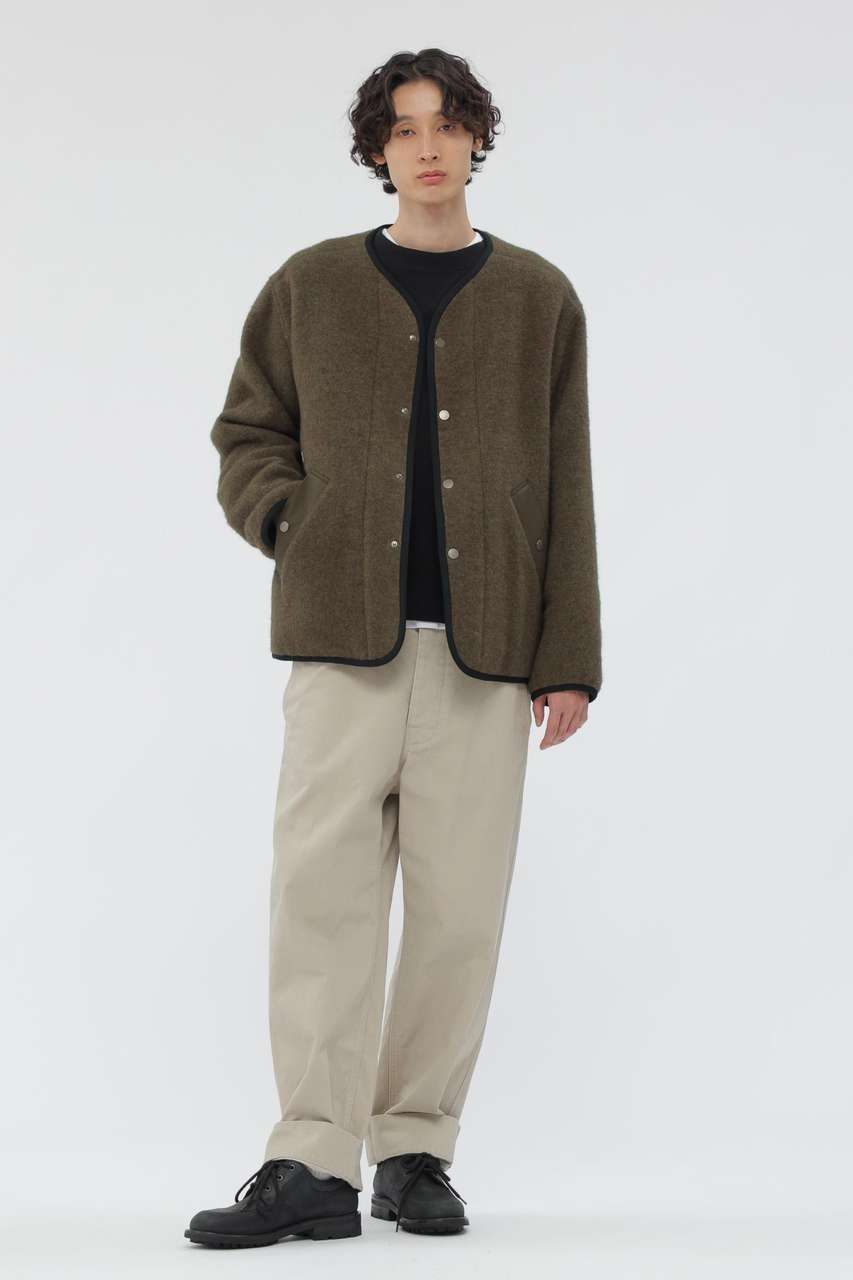 【その他のブランド/Other】のSOFT WOOL FLEECE BLOUSON 人気、トレンドファッション・服の通販 founy(ファニー) 　ファッション　Fashion　レディースファッション　Fashion for Women　アウター　Coat / Outerwear Collection　レディースジャケット・軽アウター　Jackets　ブルゾンジャケット・スポーティアウター　Blouson Jackets　キャラクター　Character, Licensed Characters　ジャケット　Jacket, Outerwear　スーツ　Suit, Formalwear　ドット　Polka Dot, Dot Pattern　バランス　Balance, Style Balance　フロント　Front, Front Design　ブルゾン　Blouson, Bomber Jacket　ポケット　Pocket, Pocket Detail　ミリタリー　Military, Army Style　ライナー　Liner, Inner Layer　新作・新入荷　New Arrivals / New In　other-2|ID: prp329100004886501 ipo3291000000036483761