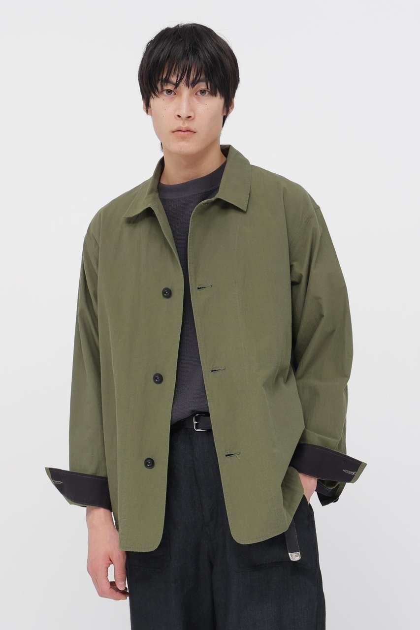 【その他のブランド/Other】のCRISP COTTON CHAMBRAY BLOUSON インテリア・キッズ・メンズ・レディースファッション・服の通販 founy(ファニー) 　ファッション　Fashion　レディースファッション　Fashion for Women　アウター　Coat / Outerwear Collection　レディースジャケット・軽アウター　Jackets　ブルゾンジャケット・スポーティアウター　Blouson Jackets　ジャケット　Jacket, Outerwear　パッチ　Patch, Appliqué　ブルゾン　Blouson, Bomber Jacket　ポケット　Pocket, Pocket Detail　レギュラー　Regular, Standard Fit　ワッシャー　Washer, Crinkled Finish　ヴィンテージ　Vintage Style　エレガント 上品　Elegant　新作・新入荷　New Arrivals / New In　カーキ|ID: prp329100004886512 ipo3291000000036483869