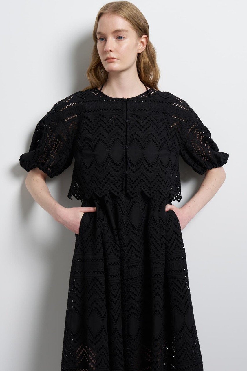 【ランバン オン ブルー/LANVIN en Bleu】のエンブロイダリーコットンレースブラウス 人気、トレンドファッション・服の通販 founy(ファニー) 　ファッション　Fashion　レディースファッション　Fashion for Women　トップス・カットソー　Cut & Sew Tops　キャミソール&ノースリーブ　Camisoles & Sleeveless Tops　シャツ・ブラウス・オフィスカジュアル　Elegant Blouses & Button-Ups　コレクション　Collection, Seasonal Line　サマー　Summer, Summer Style　ドレス　Dress, One-Piece　ノースリーブ　Sleeveless, No-Sleeve　リゾート　Resort, Vacation Style　リボン　Ribbon, Bow　リラックス　Relax, Relaxed Fit　レース　Lace, Lace Fabric　夏　Summer　新作・新入荷　New Arrivals / New In　other-2|ID: prp329100004886538 ipo3291000000036484077