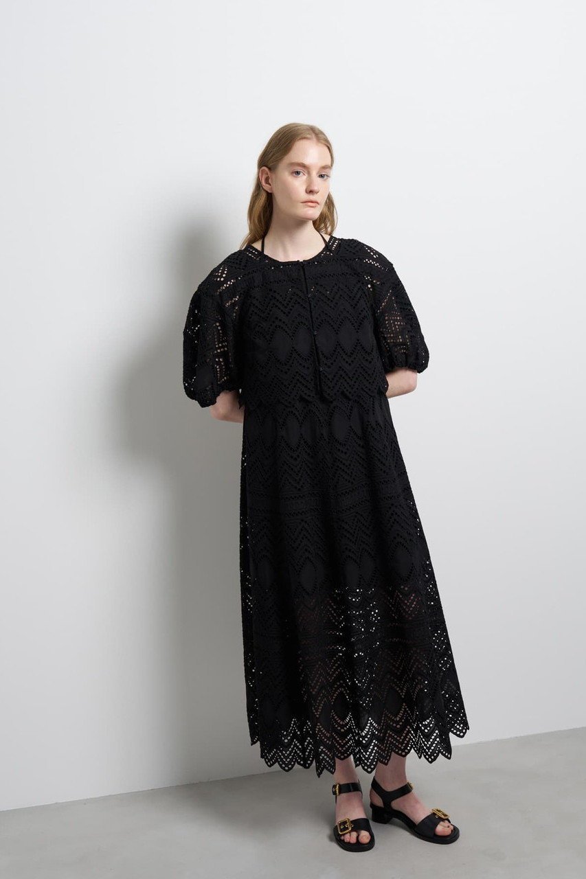 【ランバン オン ブルー/LANVIN en Bleu】のエンブロイダリーコットンレースブラウス 人気、トレンドファッション・服の通販 founy(ファニー) 　ファッション　Fashion　レディースファッション　Fashion for Women　トップス・カットソー　Cut & Sew Tops　キャミソール&ノースリーブ　Camisoles & Sleeveless Tops　シャツ・ブラウス・オフィスカジュアル　Elegant Blouses & Button-Ups　コレクション　Collection, Seasonal Line　サマー　Summer, Summer Style　ドレス　Dress, One-Piece　ノースリーブ　Sleeveless, No-Sleeve　リゾート　Resort, Vacation Style　リボン　Ribbon, Bow　リラックス　Relax, Relaxed Fit　レース　Lace, Lace Fabric　夏　Summer　新作・新入荷　New Arrivals / New In　other-5|ID: prp329100004886538 ipo3291000000036484080