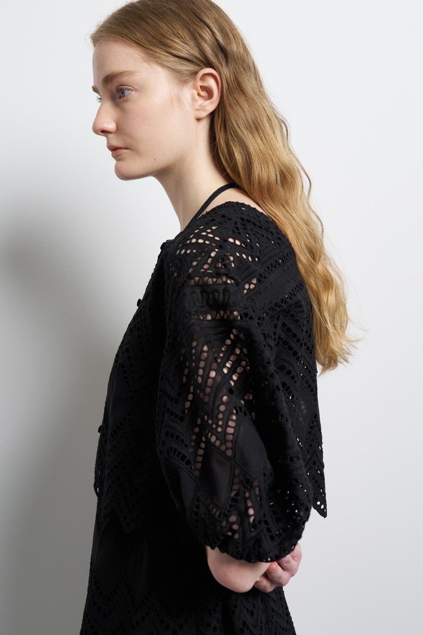 【ランバン オン ブルー/LANVIN en Bleu】のエンブロイダリーコットンレースブラウス 人気、トレンドファッション・服の通販 founy(ファニー) 　ファッション　Fashion　レディースファッション　Fashion for Women　トップス・カットソー　Cut & Sew Tops　キャミソール&ノースリーブ　Camisoles & Sleeveless Tops　シャツ・ブラウス・オフィスカジュアル　Elegant Blouses & Button-Ups　コレクション　Collection, Seasonal Line　サマー　Summer, Summer Style　ドレス　Dress, One-Piece　ノースリーブ　Sleeveless, No-Sleeve　リゾート　Resort, Vacation Style　リボン　Ribbon, Bow　リラックス　Relax, Relaxed Fit　レース　Lace, Lace Fabric　夏　Summer　新作・新入荷　New Arrivals / New In　other-7|ID: prp329100004886538 ipo3291000000036484082