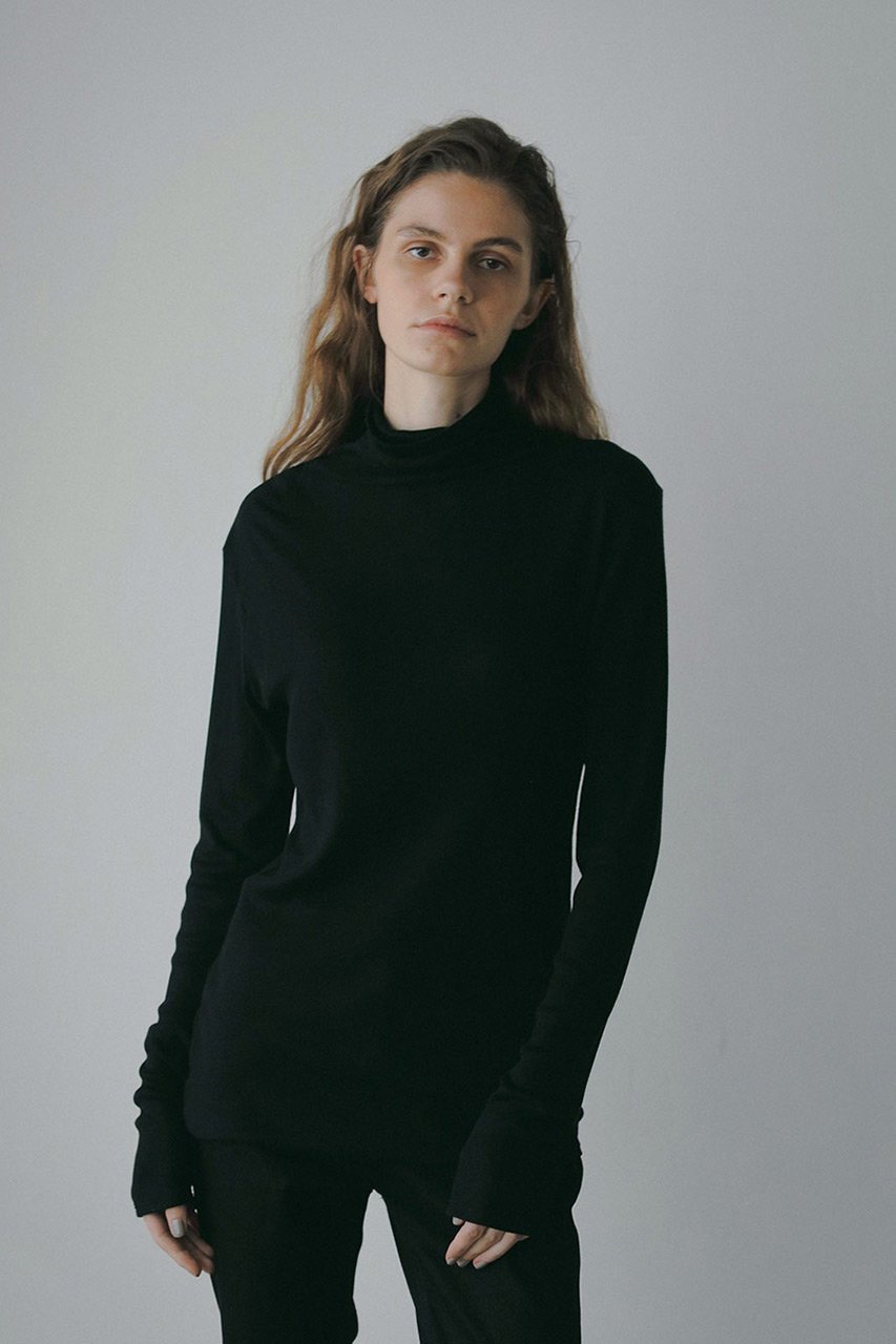 【ハー/HER.】のテレコタートルネックトップス 人気、トレンドファッション・服の通販 founy(ファニー) 　ファッション　Fashion　レディースファッション　Fashion for Women　トップス・カットソー　Cut & Sew Tops　シャツ・ブラウス・オフィスカジュアル　Elegant Blouses & Button-Ups　ロングTシャツ・Tシャツ　Longline T-Shirts & Tees　カットソー・ベーシックTシャツ　Cut-and-Sewn Tops / Stretch Tees & Basics　タートルネック・ハイネックトップス　Turtlenecks & High-Neck Tops　インナー　Innerwear　カットソー　Cut and Sewn Top　スリーブ　Sleeve, Long Sleeve / Short Sleeve　タートルネック　Turtleneck, High Neck　ロング　Long, Long-Length　冬　Winter / This Winter　other-6|ID: prp329100004886583 ipo3291000000036493174