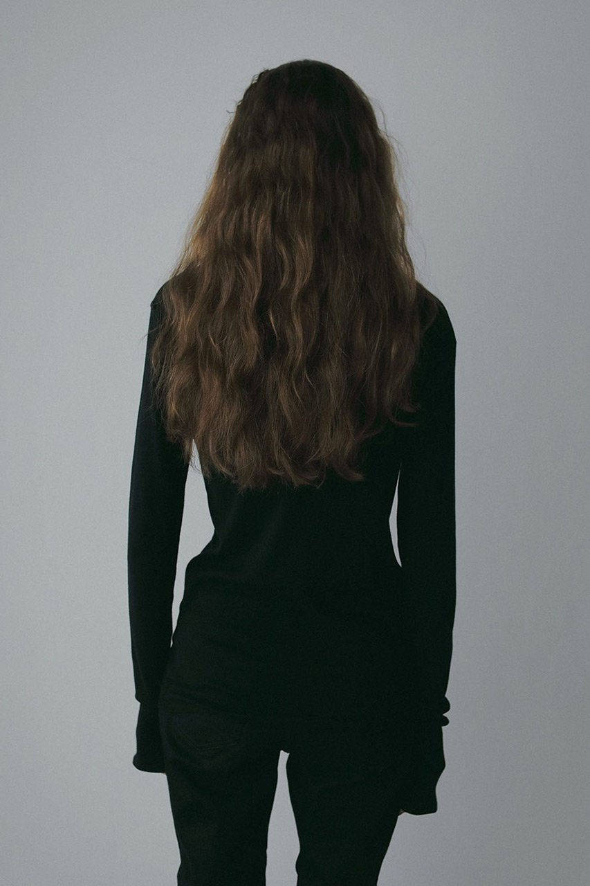 【ハー/HER.】のテレコタートルネックトップス 人気、トレンドファッション・服の通販 founy(ファニー) 　ファッション　Fashion　レディースファッション　Fashion for Women　トップス・カットソー　Cut & Sew Tops　シャツ・ブラウス・オフィスカジュアル　Elegant Blouses & Button-Ups　ロングTシャツ・Tシャツ　Longline T-Shirts & Tees　カットソー・ベーシックTシャツ　Cut-and-Sewn Tops / Stretch Tees & Basics　タートルネック・ハイネックトップス　Turtlenecks & High-Neck Tops　インナー　Innerwear　カットソー　Cut and Sewn Top　スリーブ　Sleeve, Long Sleeve / Short Sleeve　タートルネック　Turtleneck, High Neck　ロング　Long, Long-Length　冬　Winter / This Winter　other-8|ID: prp329100004886583 ipo3291000000036493179