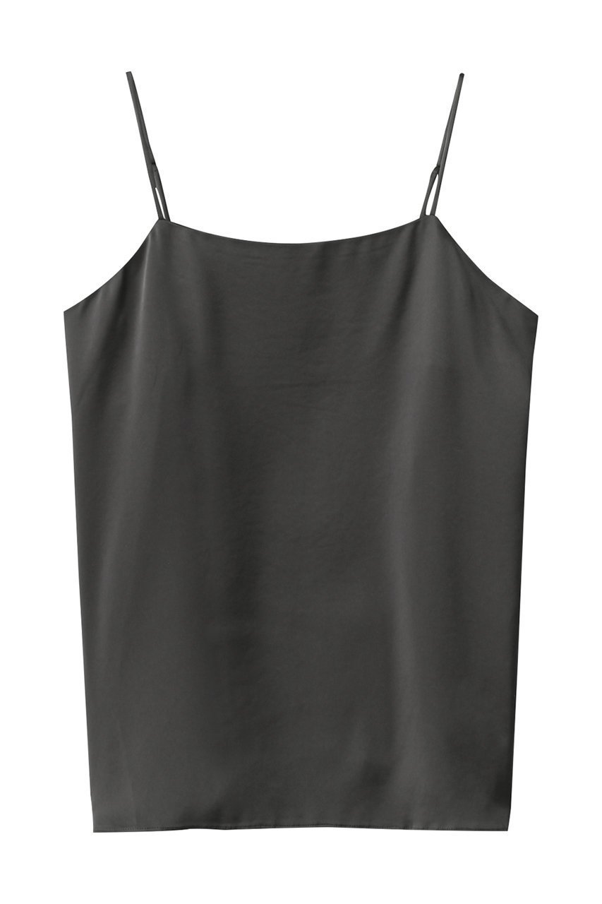 【プルミエ アロンディスモン/1er Arrondissement】の【新型】サテンキャミソール インテリア・キッズ・メンズ・レディースファッション・服の通販 founy(ファニー) 　ファッション　Fashion　レディースファッション　Fashion for Women　トップス・カットソー　Cut & Sew Tops　キャミソール&ノースリーブ　Camisoles & Sleeveless Tops　シャツ・ブラウス・オフィスカジュアル　Elegant Blouses & Button-Ups　ロングTシャツ・Tシャツ　Longline T-Shirts & Tees　カットソー・ベーシックTシャツ　Cut-and-Sewn Tops / Stretch Tees & Basics　とろみ　Fluid, Flowy Fabric　なめらか　Smooth, Silky Texture　インナー　Innerwear　キャミソール　Camisole, Spaghetti Strap Top　サテン　Satin, Glossy Fabric　シンプル　Simple, Minimal　タンク　Tank Top, Sleeveless Top　ファブリック　Fabric, Textile　ラップ　Wrap, Wrap Design　リュクス　Luxury, Elegant, High-End, Chic　グレー|ID: prp329100004886591 ipo3291000000036484445