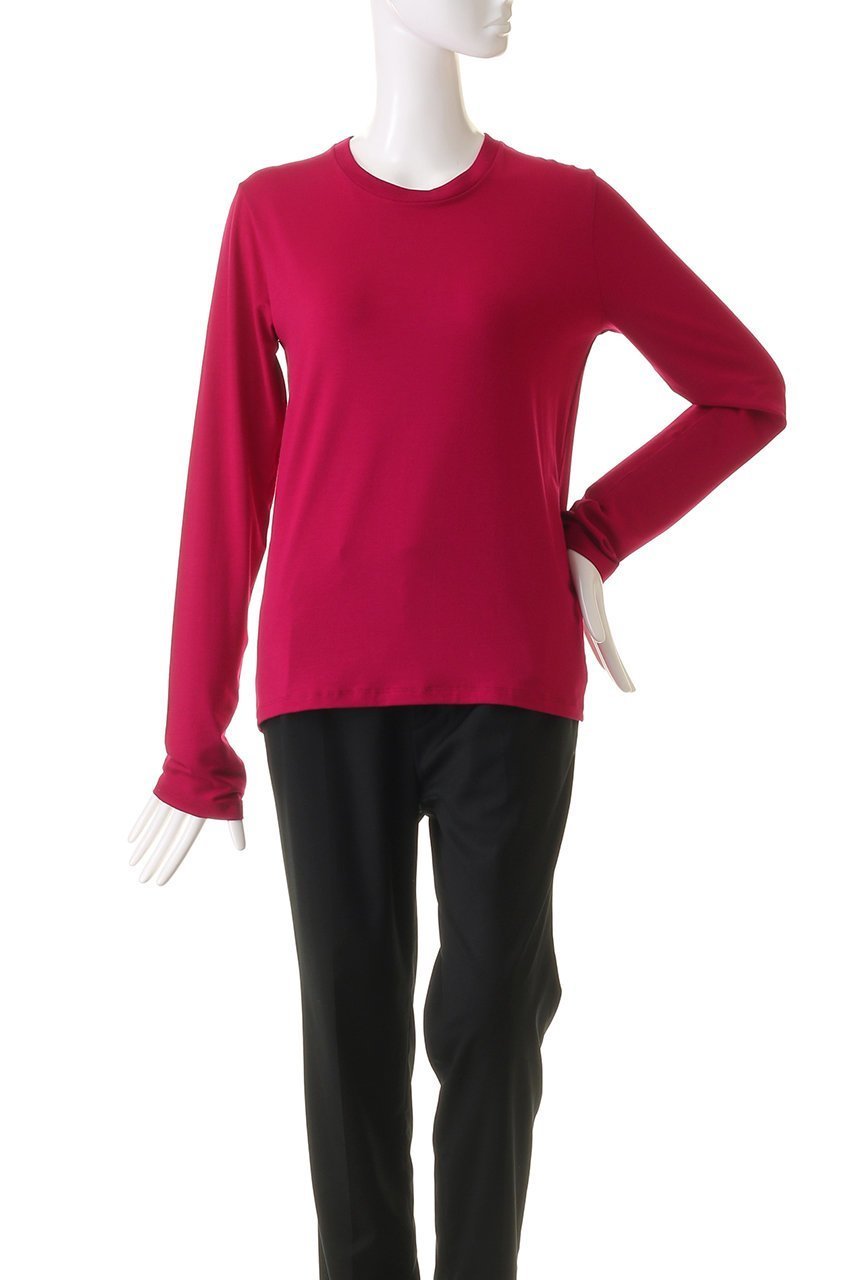 【ガリャルダガランテ/GALLARDAGALANTE】の【BASERANGE】ロングスリーブTee 人気、トレンドファッション・服の通販 founy(ファニー) 　ファッション　Fashion　レディースファッション　Fashion for Women　トップス・カットソー　Cut & Sew Tops　シャツ・ブラウス・オフィスカジュアル　Elegant Blouses & Button-Ups　ロングTシャツ・Tシャツ　Longline T-Shirts & Tees　カットソー・ベーシックTシャツ　Cut-and-Sewn Tops / Stretch Tees & Basics　インナー　Innerwear　オーガニック　Organic Cotton　スリーブ　Sleeve, Long Sleeve / Short Sleeve　フランス　France, French　モダン　Modern, Contemporary　ロング　Long, Long-Length　other-2|ID: prp329100004886613 ipo3291000000036484581