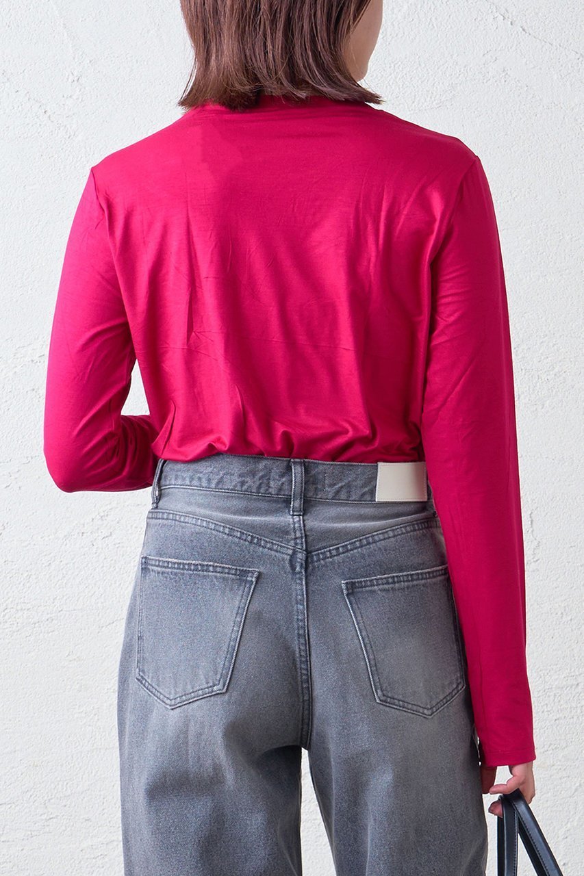 【ガリャルダガランテ/GALLARDAGALANTE】の【BASERANGE】ロングスリーブTee 人気、トレンドファッション・服の通販 founy(ファニー) 　ファッション　Fashion　レディースファッション　Fashion for Women　トップス・カットソー　Cut & Sew Tops　シャツ・ブラウス・オフィスカジュアル　Elegant Blouses & Button-Ups　ロングTシャツ・Tシャツ　Longline T-Shirts & Tees　カットソー・ベーシックTシャツ　Cut-and-Sewn Tops / Stretch Tees & Basics　インナー　Innerwear　オーガニック　Organic Cotton　スリーブ　Sleeve, Long Sleeve / Short Sleeve　フランス　France, French　モダン　Modern, Contemporary　ロング　Long, Long-Length　other-7|ID: prp329100004886613 ipo3291000000036484590