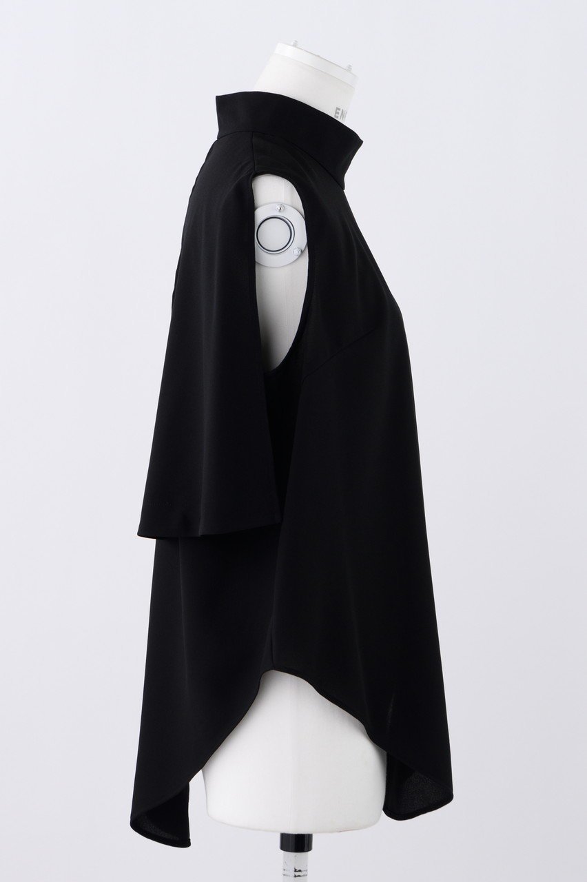 【エンフォルド/ENFOLD】のPEライトジョーゼット スタンド N/C T/Tタンクトップ 人気、トレンドファッション・服の通販 founy(ファニー) 　ファッション　Fashion　レディースファッション　Fashion for Women　トップス・カットソー　Cut & Sew Tops　キャミソール&ノースリーブ　Camisoles & Sleeveless Tops　シャツ・ブラウス・オフィスカジュアル　Elegant Blouses & Button-Ups　ロングTシャツ・Tシャツ　Longline T-Shirts & Tees　カットソー・ベーシックTシャツ　Cut-and-Sewn Tops / Stretch Tees & Basics　エレガント 上品　Elegant　キャミソール　Camisole, Spaghetti Strap Top　ジョーゼット　Georgette, Semi-Sheer Fabric　スタンド　Stand Collar, Upright Stand　タンク　Tank Top, Sleeveless Top　ドレープ　Drape, Draping Fabric　バランス　Balance, Style Balance　パウダー　Powder, Soft Tone　other-4|ID: prp329100004886650 ipo3291000000036493215