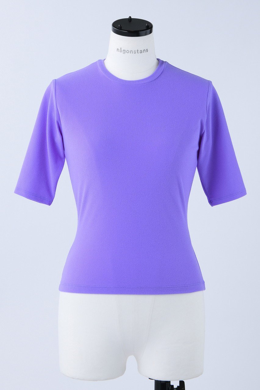 【ナゴンスタンス/nagonstans】のCarvico Pile コンパクト T/SH Tシャツ インテリア・キッズ・メンズ・レディースファッション・服の通販 founy(ファニー) 　ファッション　Fashion　レディースファッション　Fashion for Women　トップス・カットソー　Cut & Sew Tops　シャツ・ブラウス・オフィスカジュアル　Elegant Blouses & Button-Ups　ロングTシャツ・Tシャツ　Longline T-Shirts & Tees　カットソー・ベーシックTシャツ　Cut-and-Sewn Tops / Stretch Tees & Basics　コンパクト　Compact, Small Size　ショート　Short, Short Length　スリーブ　Sleeve, Long Sleeve / Short Sleeve　夏　Summer　Grape|ID: prp329100004886675 ipo3291000000036484959